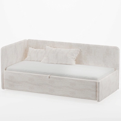 Кровать с подъемным механизмом и ящиком для белья РУБИ М1