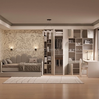 Лацио детская фрезерованные фасады в эмали 88