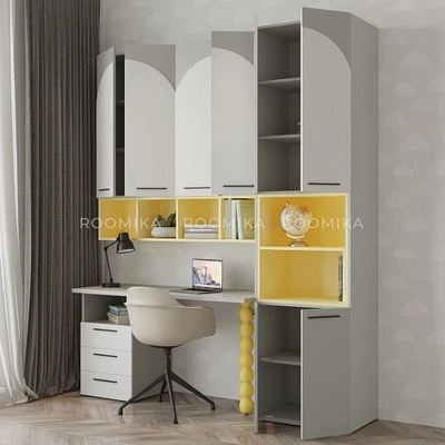 Рабочая зона Лацио, фасады в эмали 100