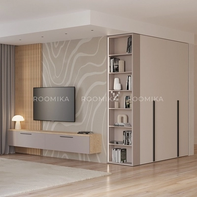 Стеллаж завершающий с подсветкой L231.60