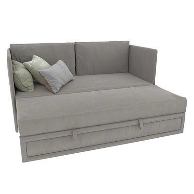 Раскладной диван с обивкой выкатной части БЕРГАМО BER-1900