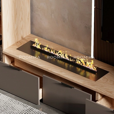 Тумба ТВ напольная с электрокамином L548.450