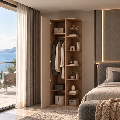 Шкаф одностворчатый узкий C-220.60