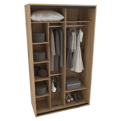 Шкаф-купе ХG140.60-2, профиль INTEGRO, фасад МДФ