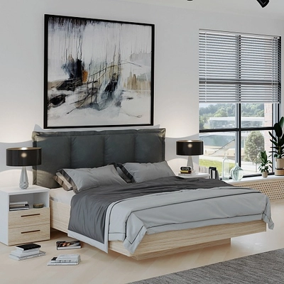 Кровать двуспальная Lazio с парящим эффектом L160 , 160x200