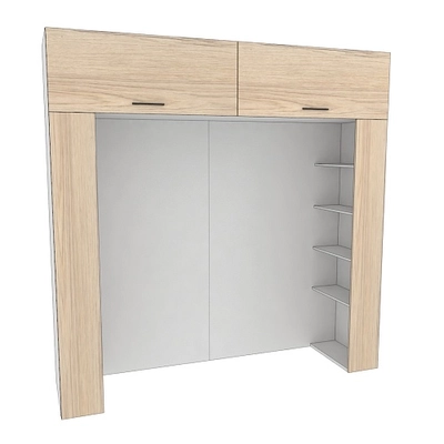 Ниша для кровати с секциями L407.60