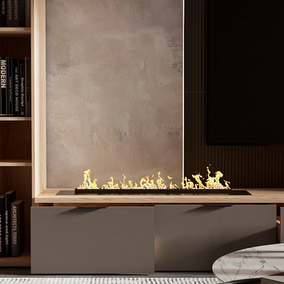 Лацио гостиная с электрокамином 21