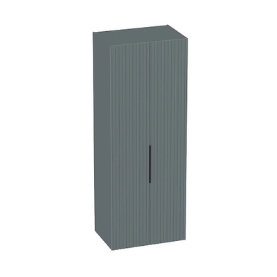 Шкаф 2 дверный, фрезерованные фасады в эмали LE210.60-1