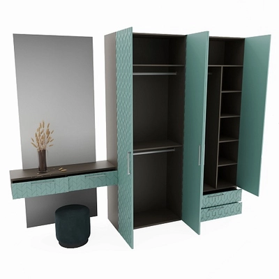 Лацио прихожая фрезерованные фасады в эмали 14