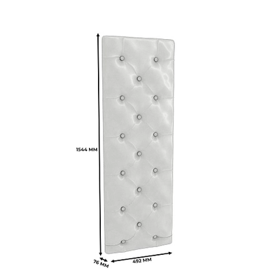 Панель мягкая L500/60-KS с каретной стяжкой для тумб шириной 500мм.