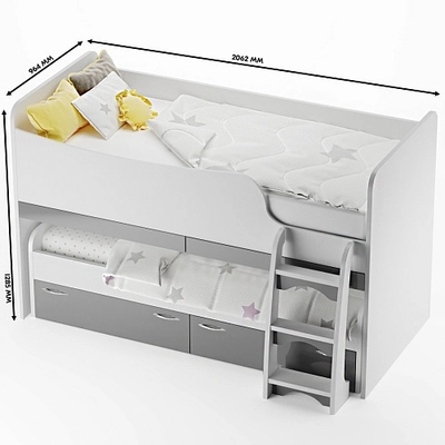 Кровать выдвижная P903, 90x200