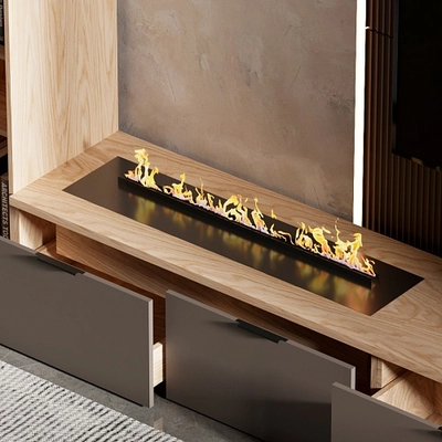 Лацио гостиная с электрокамином 21