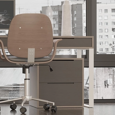 Кабинет с встроенным столом №7