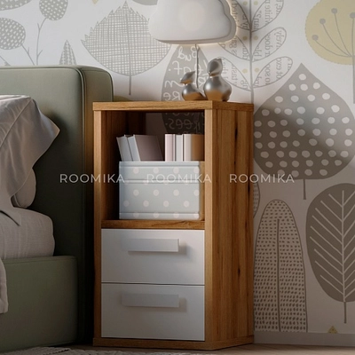 Cтеллаж сквозной книжный  с ящиками E802