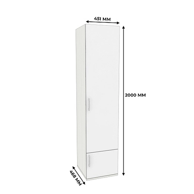 Шкаф с полками P222