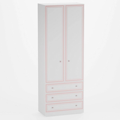 Шкаф двухдверный с ящиками А213