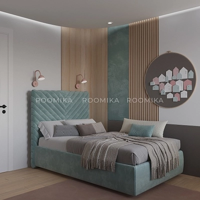 Кровать мягкая САРА SA120  с подъемным механизмом, 120x200