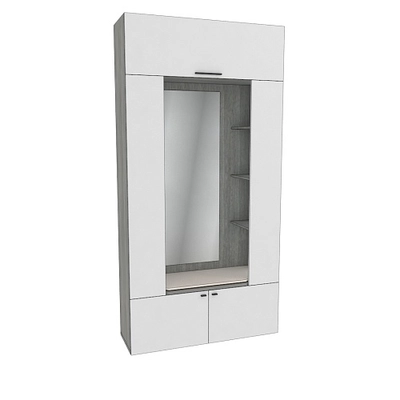 Секция с зеркалом и полками с подсветкой LG408