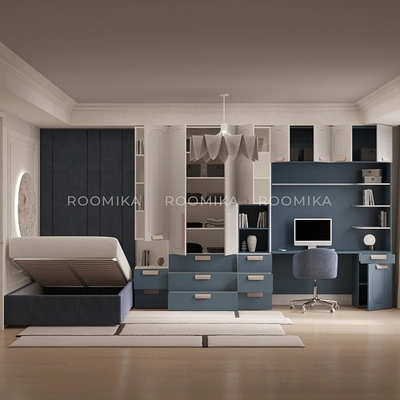 Лацио детская фрезерованные фасады в эмали 90