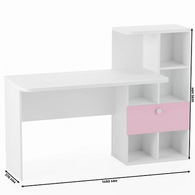 Рабочий стол со встроенным стеллажом HOF421