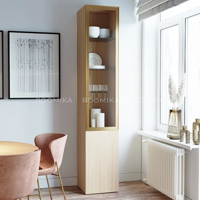 Шкаф со стеклянным фасадом R222.1