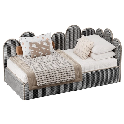 Мягкая кровать-диван КИПРОС с подъемным механизмом, 90x190