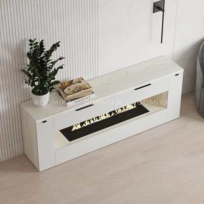 Тумба ТВ напольная с электрокамином L551.350