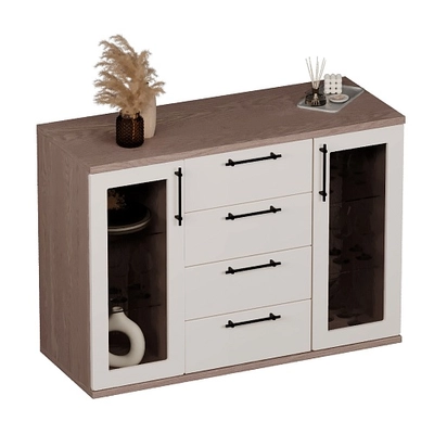 Комод со стеклянными полками P707.1