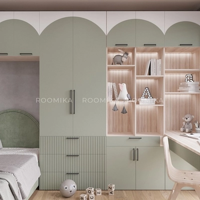 Лацио детская фрезерованные фасады в эмали 78