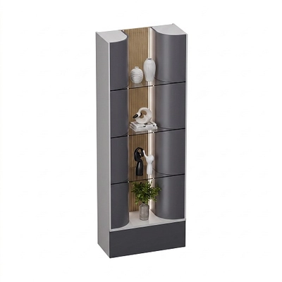 Стеллаж напольный радиусный с подсветкой TG730.90