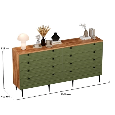 Комод с ящиками узкий A728.40