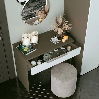 Туалетный столик, фасады в эмали LE700