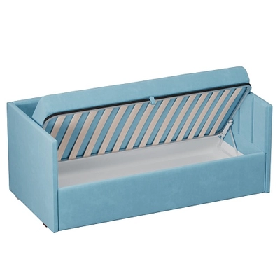 Кровать с подъемным механизмом и ящиком для белья ЛАЙН 1