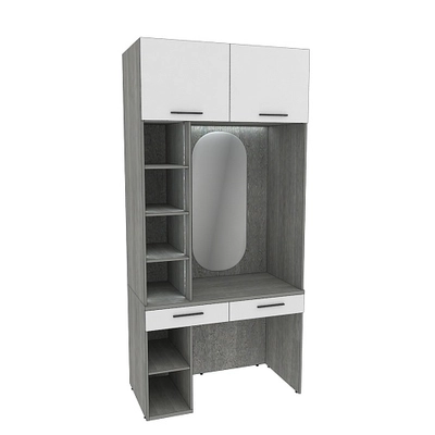 Столик туалетный с антресолью и стеллажом с подсветкой LG414.60