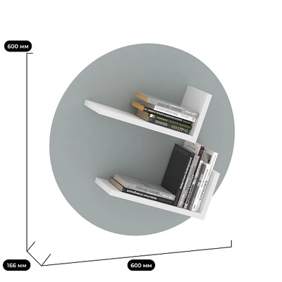 Полка навесная L128