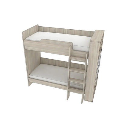 Кровать двухъярусная L908, 90x190 L/R