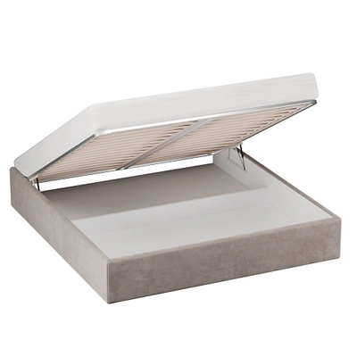 Мягкая кровать-подиум с коробом для хранения, 180x200