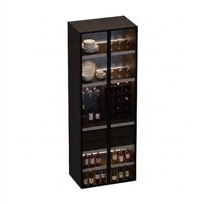 Шкаф напольный со стеклом с подсветкой T252.90.200-G
