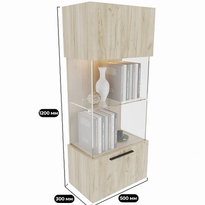 Шкаф навесной с подсветкой L350