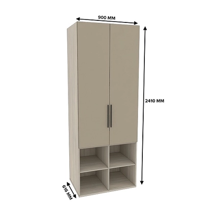 Шкаф двухдверный L217.60-4