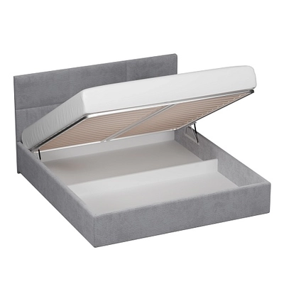 Кровать двуспальная мягкая ВЕРСАЛ с подъемным механизмом, 200x200