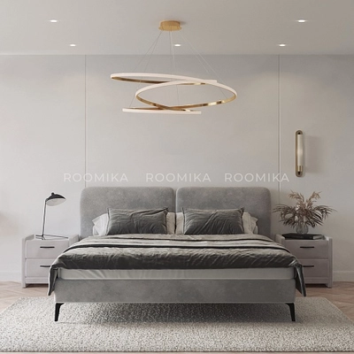 Кровать двуспальная мягкая МОНТАНА, 140x200