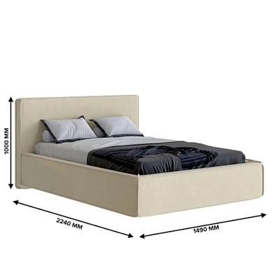 Кровать мягкая ОСТИН OS120  с подъемным механизмом, 120x200