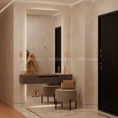 Зеркало с подвесным столиком  L169 L/R