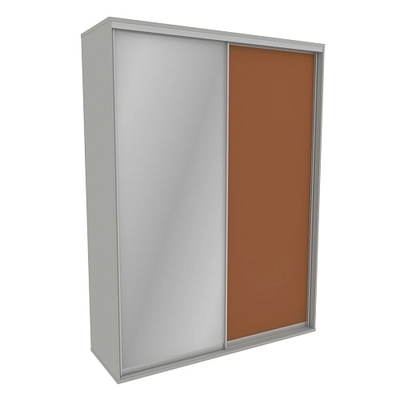 Шкаф-купе U182 тип 3 МДФ/зеркало