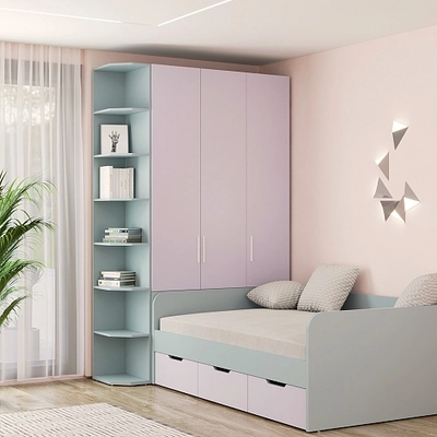 Шкаф двухдверный с фальш-панелью LG212.4-120