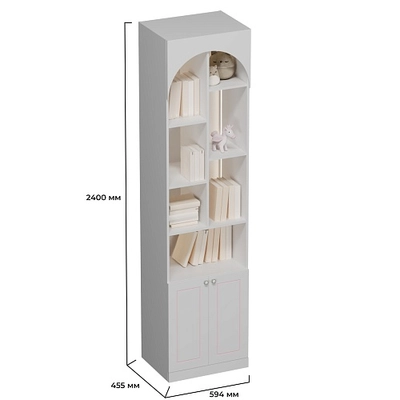 Шкаф книжный с подсветкой А229.44