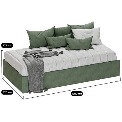 Детская кровать-подиум Короб-2 с подъемным механизмом , 90x190