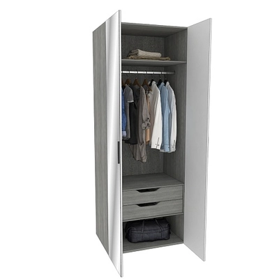 Шкаф двустворчатый с зеркалом LG-210.60-3Z