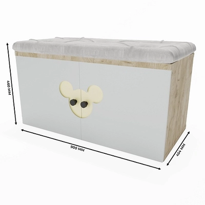 Тумба в эмали с мягкой сидушкой LE466